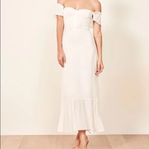 NWT Reformation Butterfly Dress - Ivory